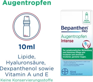 Bepanthen Pro Augentropfen Intense, 10 ml