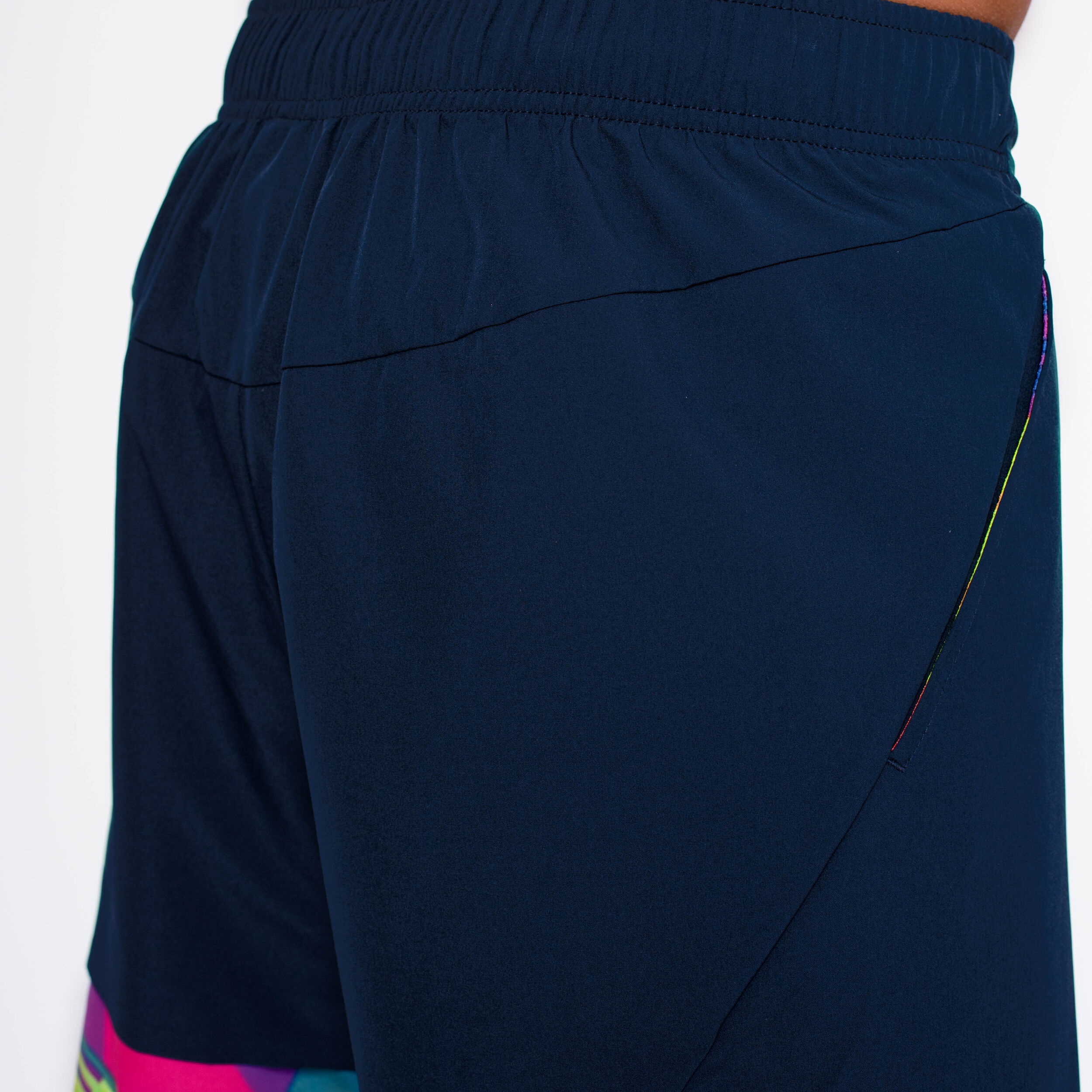 BIDI BADU Kaleido 7in Shorts Hommes - Bleu Foncé