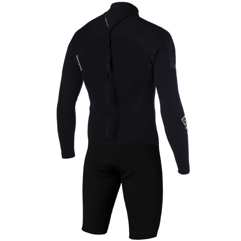 Combinaison Mystic Star Longarm Shorty 3/2mm Back Zip Black - The Corner Shop