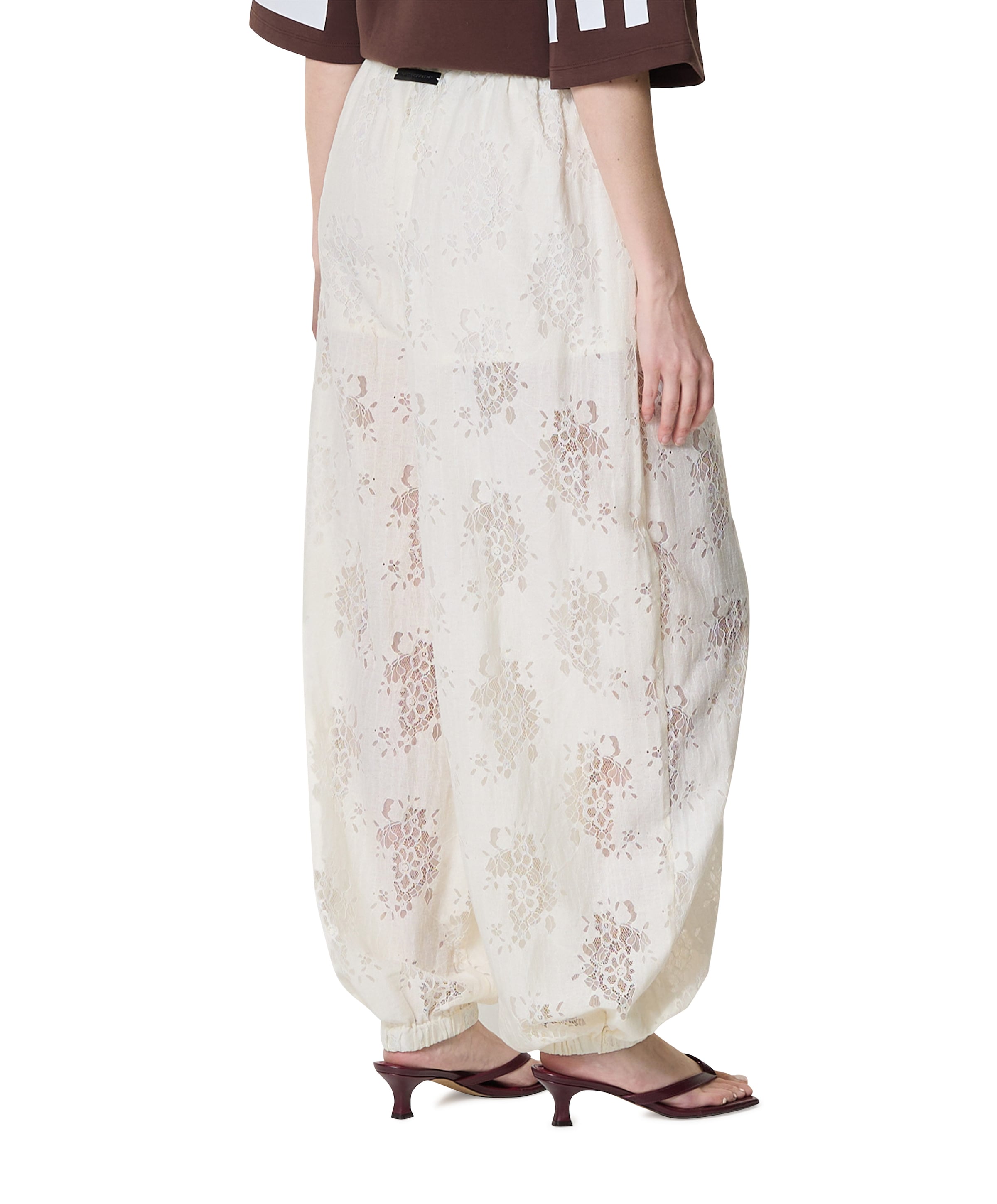 Haute L'Amitié Bella Lace Harem Tall dames broek ecru