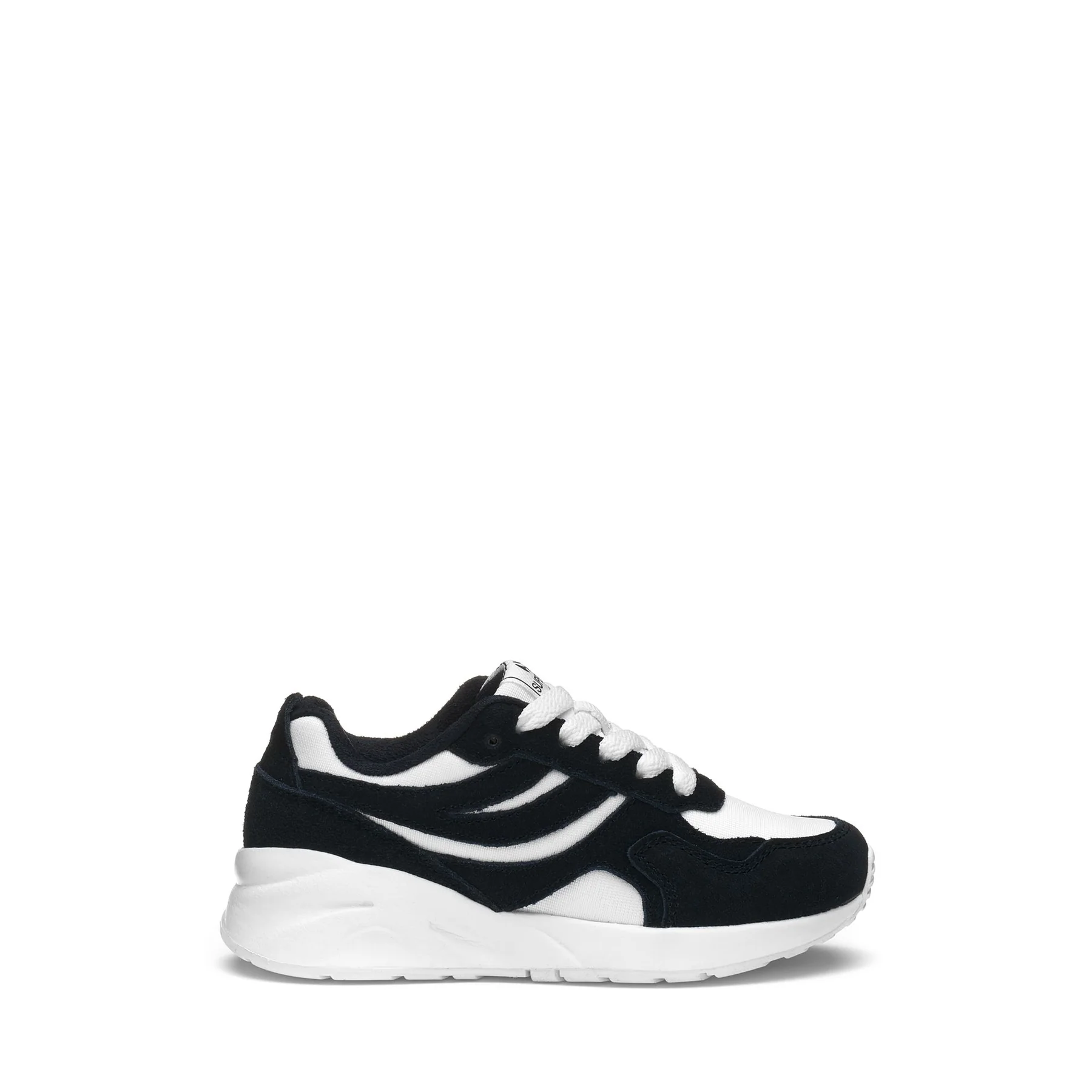 4073 KIDS TRAINING POLY SUEDE-WHITE-BLUE NAVY