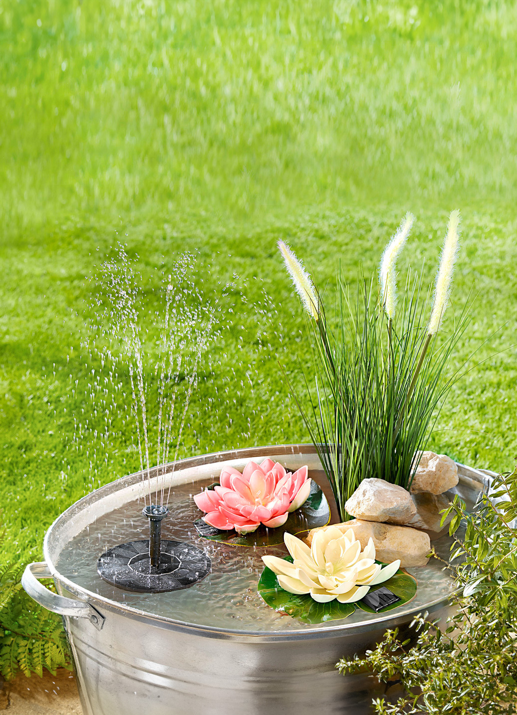 Solar-Brunnen-Set für Brunnen und Teiche
