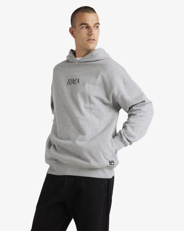 Rvca Benj Hoodie Grey Marlie
