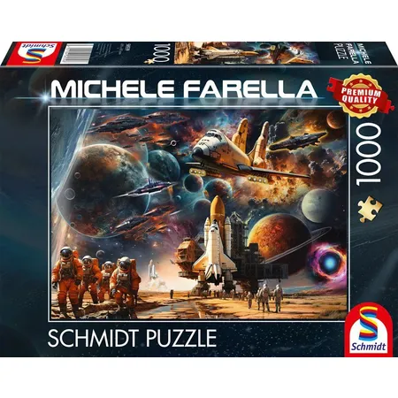 Schmidt Spiele Puzzle - Michele Farella: Faszination Raumfahrt: Reise in ferne Galaxien, 1000 Teile
