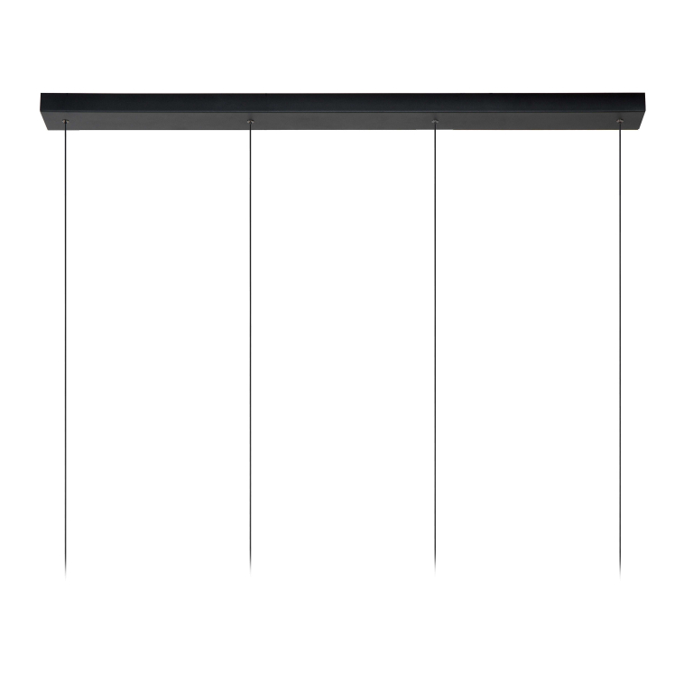 Lucide Lorenz 4 cluster hanglamp LED lineair zwart