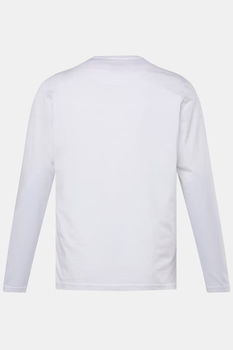 Men+ Henley, Basic, Langarm, Rundhals, bis 8 XL
