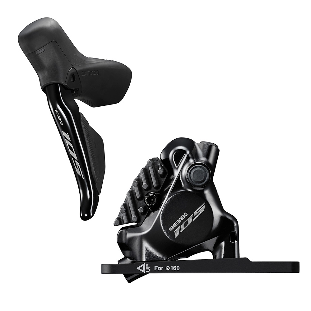 Shimano 105 R7170 Di2 Skiftegreb og Bremsekaliber Venstre/For