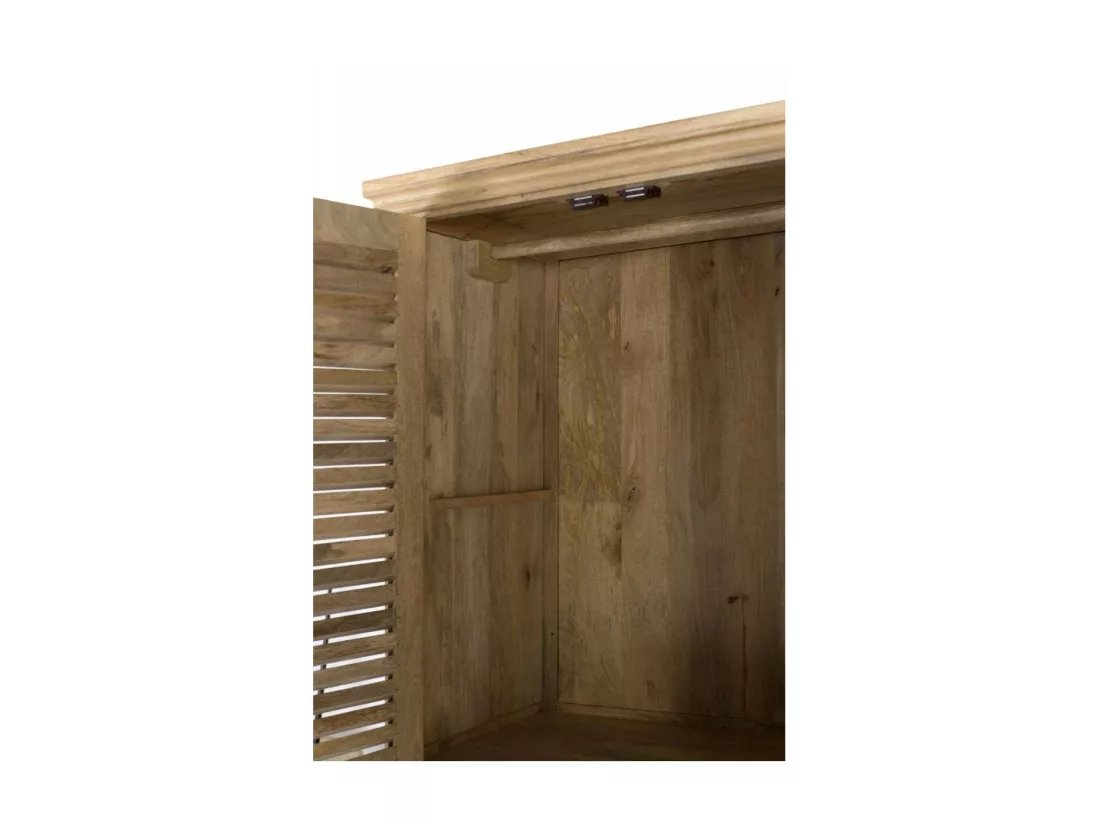 ARMOIRE EN BOIS DE MANGUIER Marrón.Giner y Colomer.190x50x150