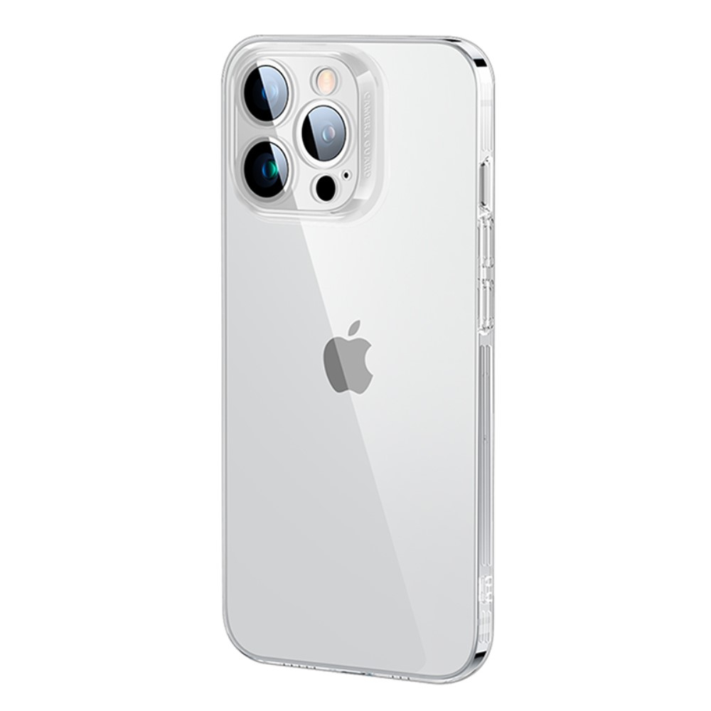 iPhone 14 Pro Ice Shield Series Hybrid Hülle TPU Bumper Glas Rückseite - Transparent
