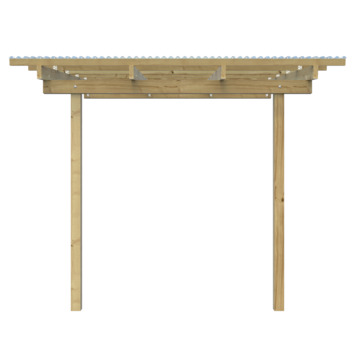 Overkapping aanbouw 300x250 cm