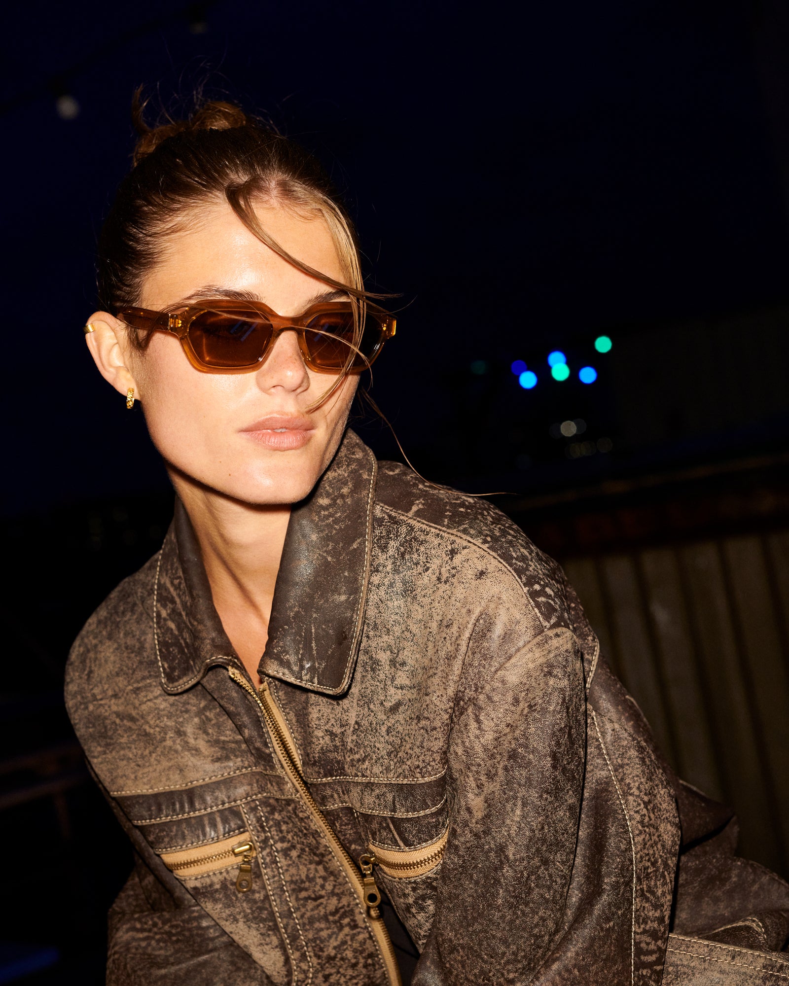 MessyWeekend  Anthony solbrille - Coffee Brown