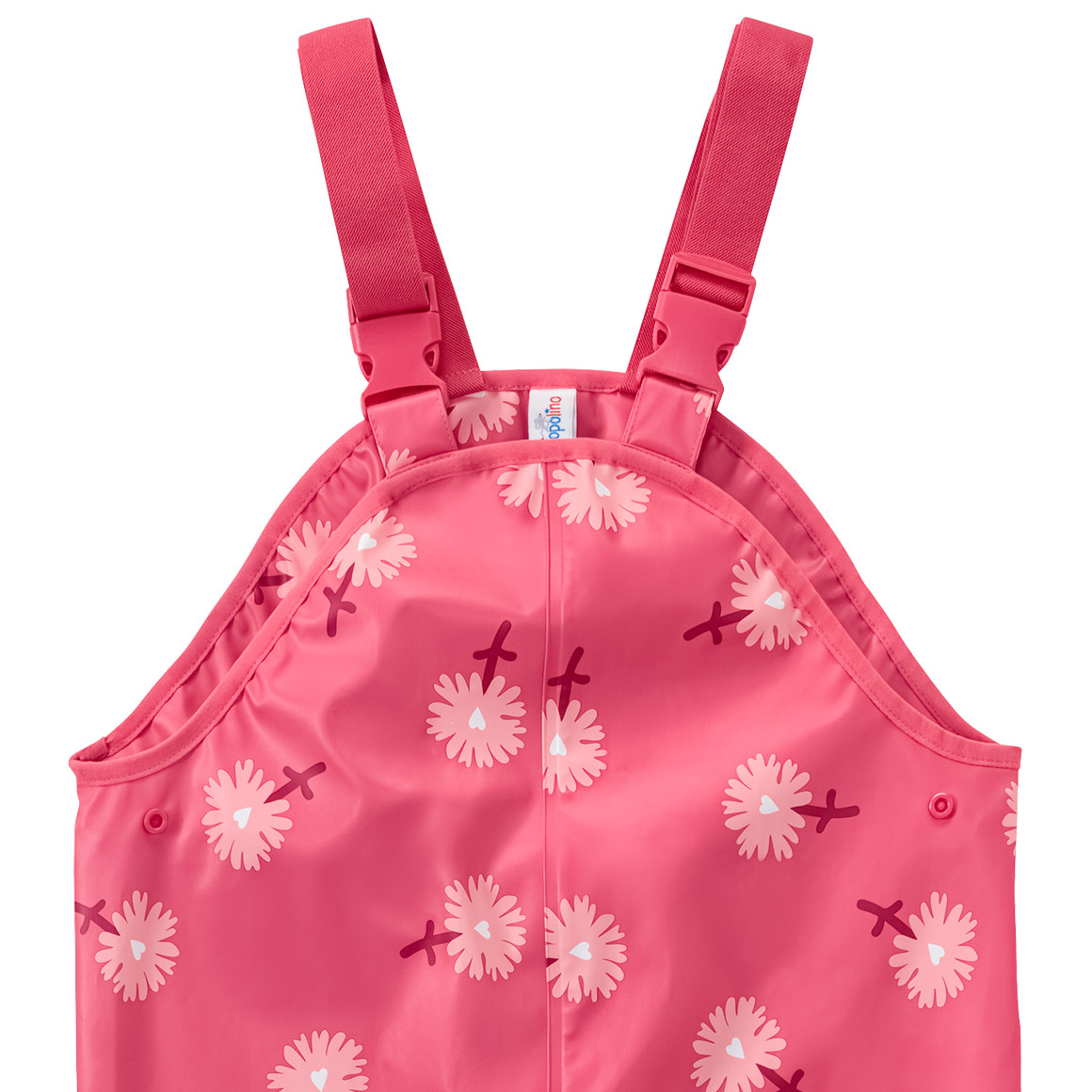Topolino Mädchen Regenhose mit Blumen-Allover pink