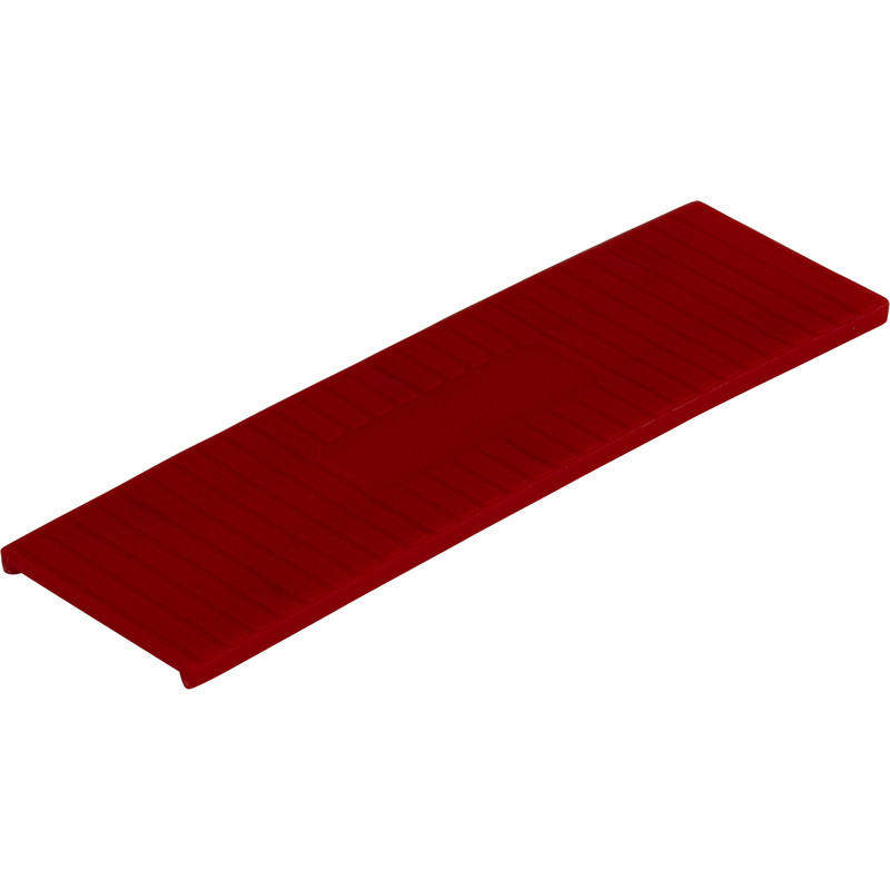 Kunststof tunnelblokje 30x3mm Rood