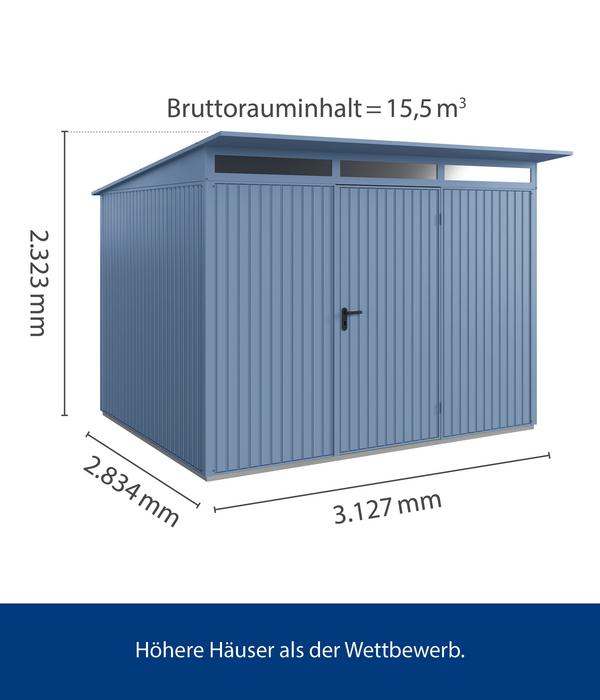 Hörmann Berry-Gerätehaus Classic-P Typ 3,