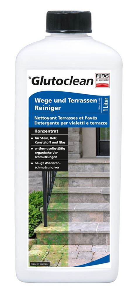 GLUTOCLEAN Wege   Terrassen Reiniger Fl 1 lt