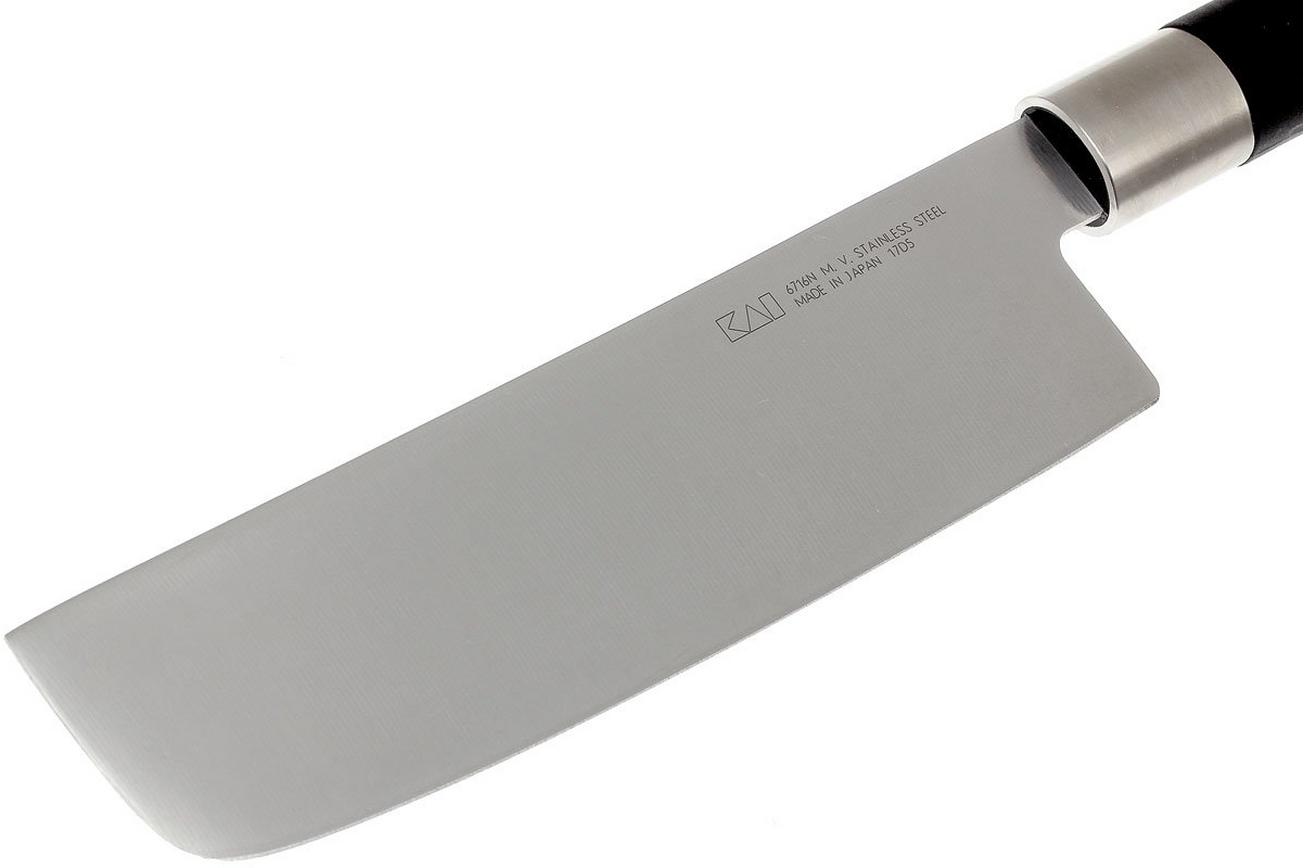Kai Wasabi Black nakiri 16.5cm 6716N