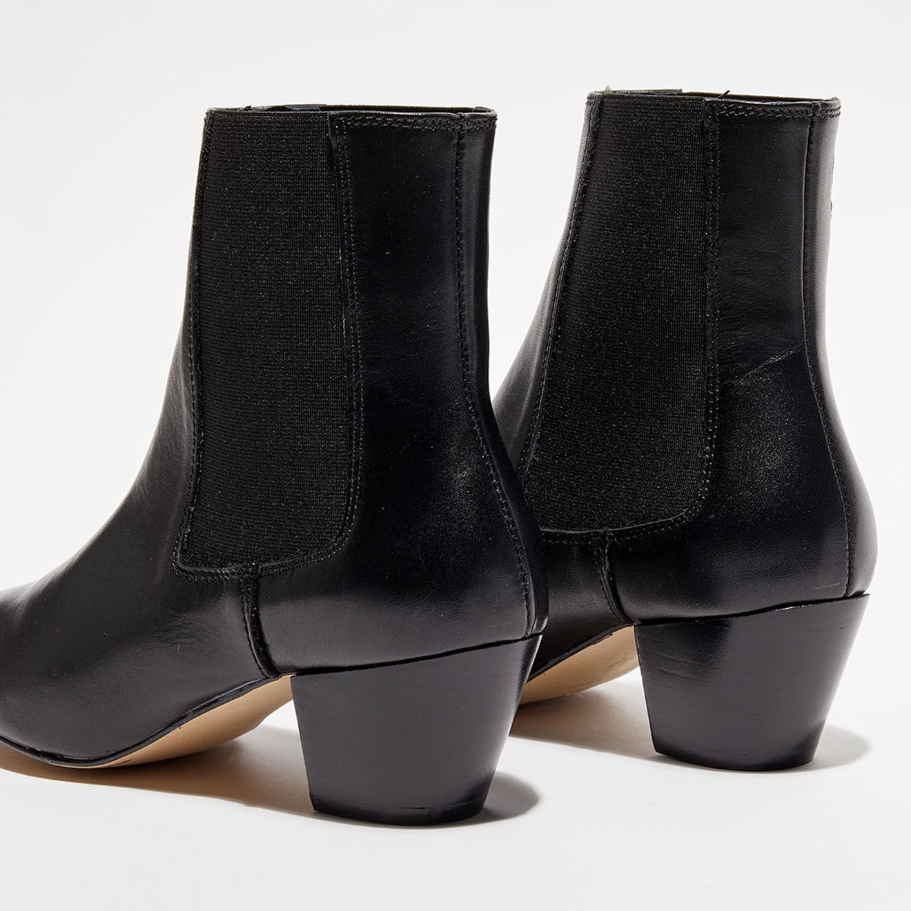 Anaki Chelsea Boots en Cuir Marina noires