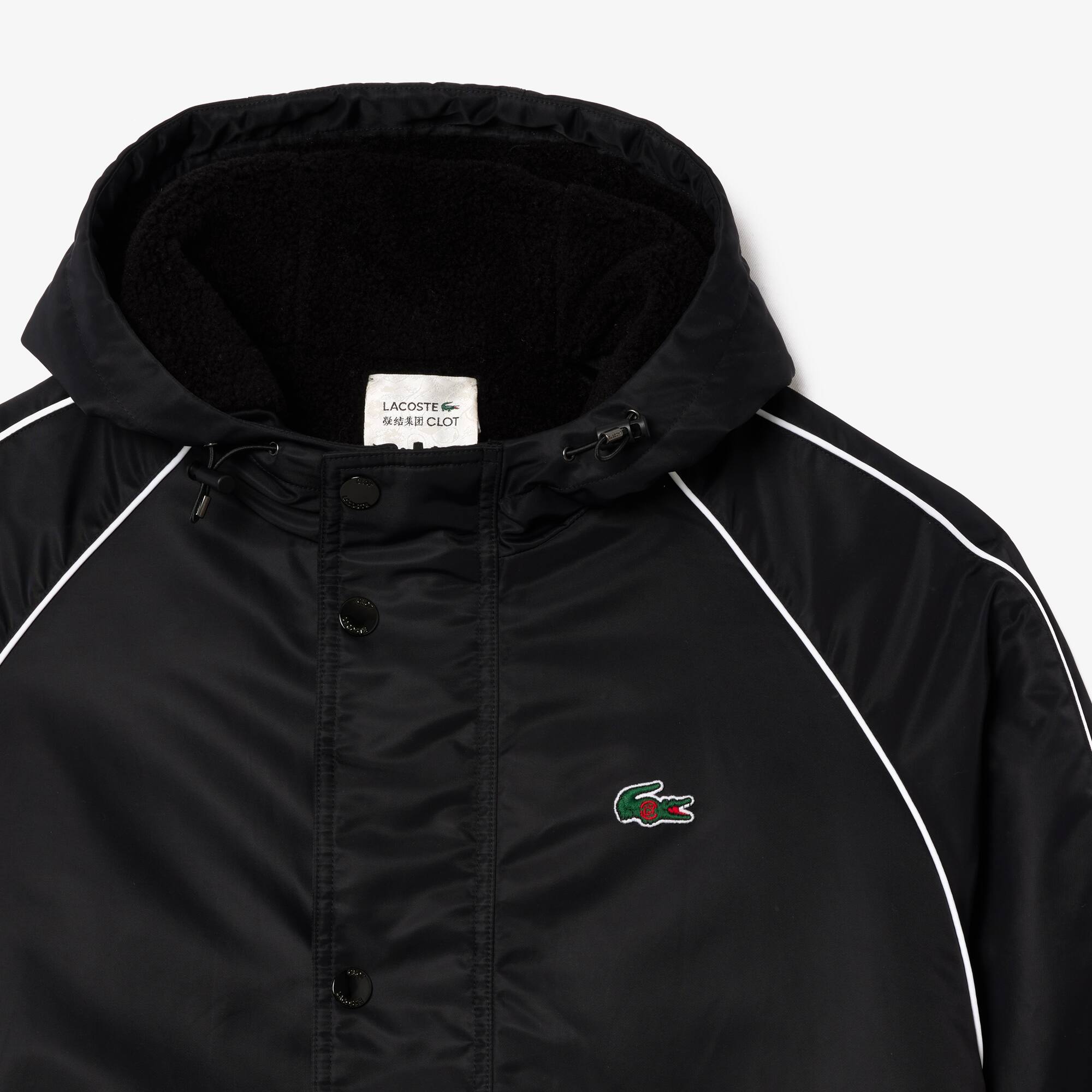 Parka réversible Lacoste x CLOT Noir