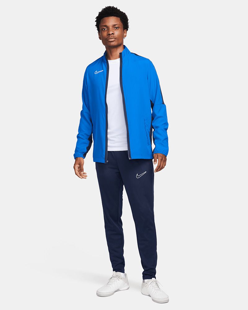 Veste de survêtement Woven Nike Academy 23 Bleu Marine & Bleu Royal pour homme