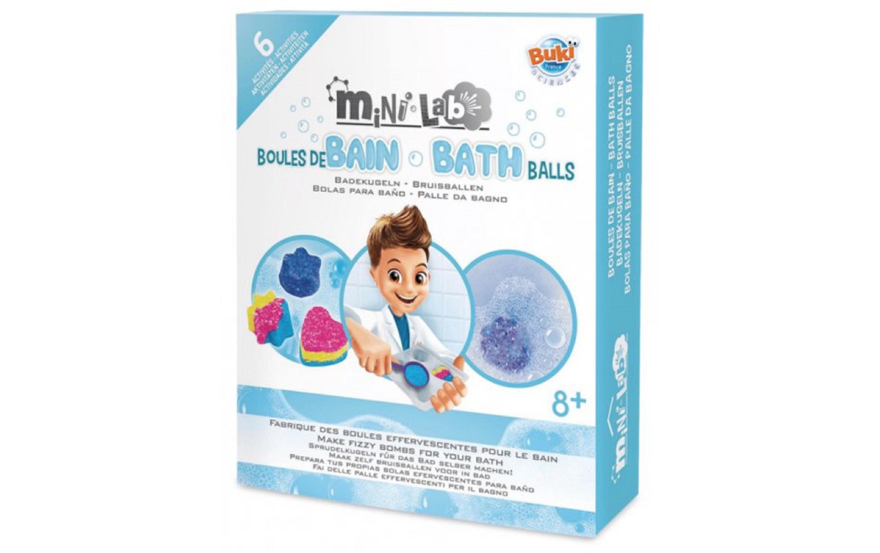 Experimentierkasten mini Lab BadekugelnSprudelkugeln selber machen