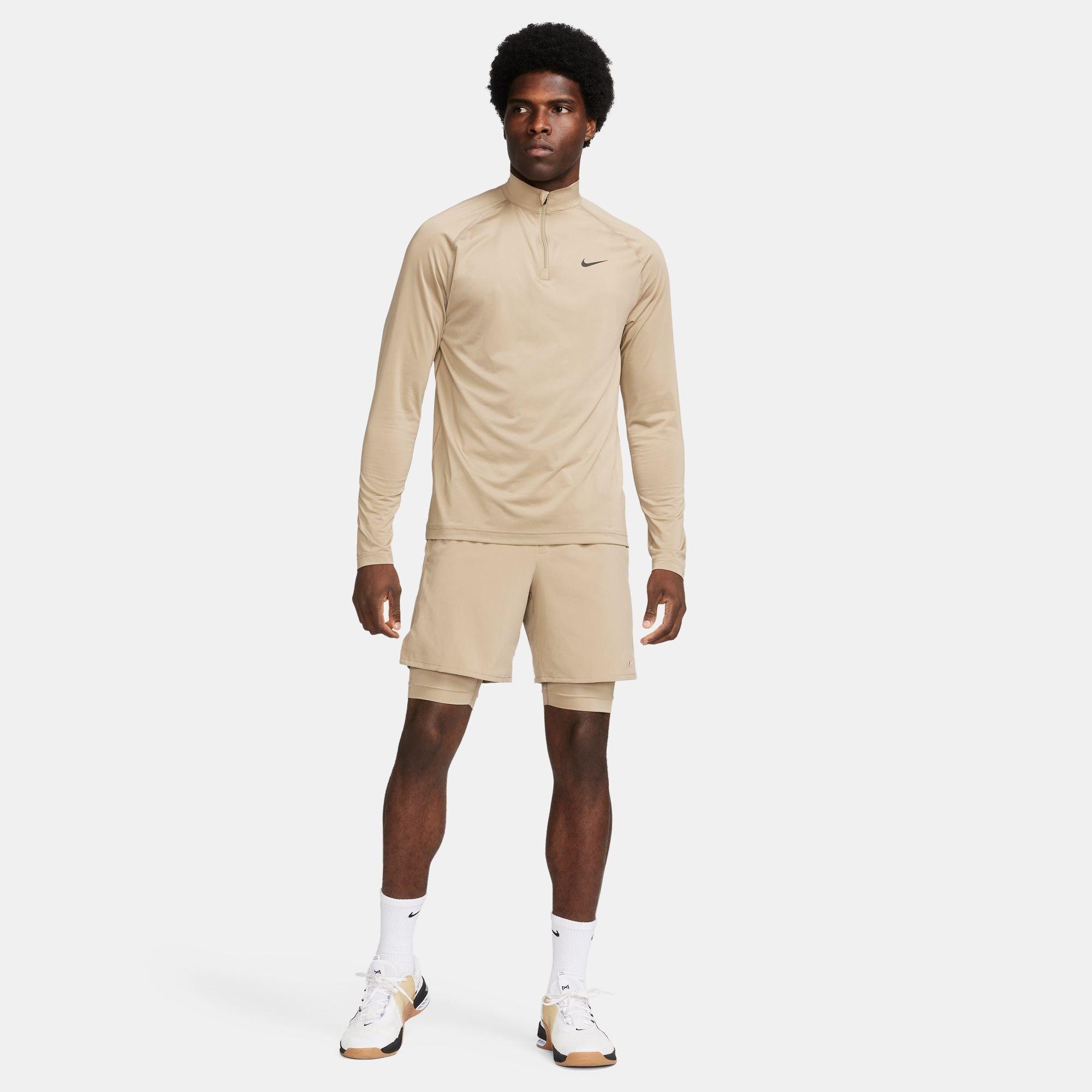 Nike Ready Mens Dri FIT 1 4 Zip Fitness Top