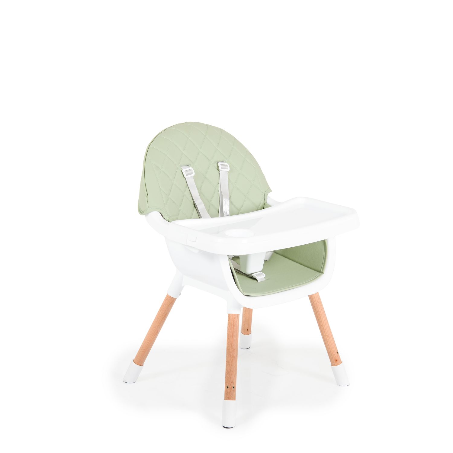 Cangaroo Kinderhochstuhl Gelato 2 in 1 Gurt, Kinderstuhl, Tisch verstellbar grün