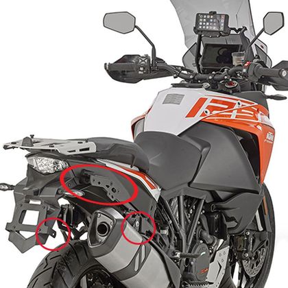 Support valises Givi Monokey à liaison rapide
