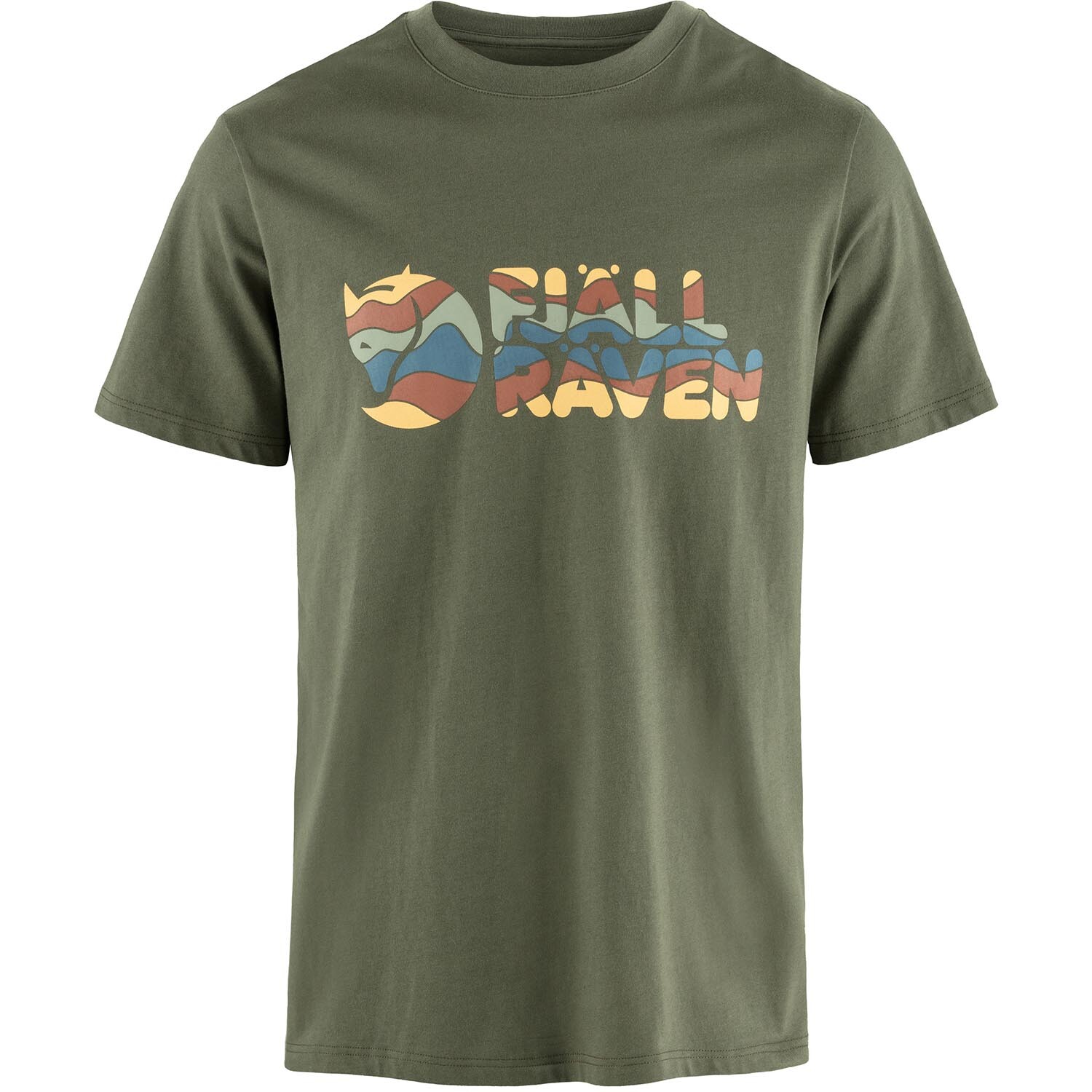 Fjällräven Mens Multicolor Logo T-shirt