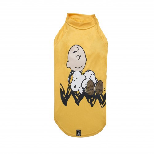 Camiseta Zooz Pets Snoopy Dog, Amarela