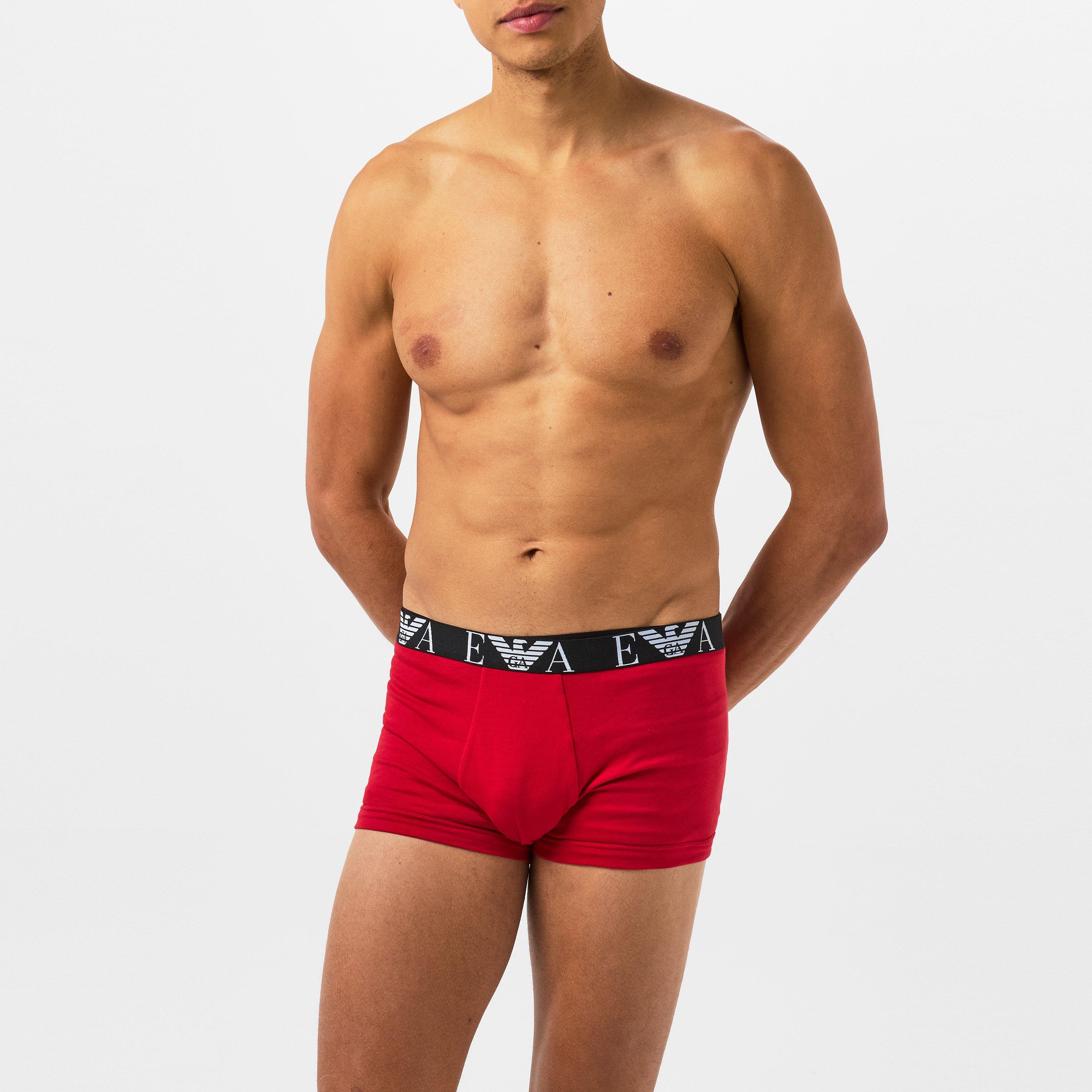 Emporio Armani 3 Pack Logo Trunks