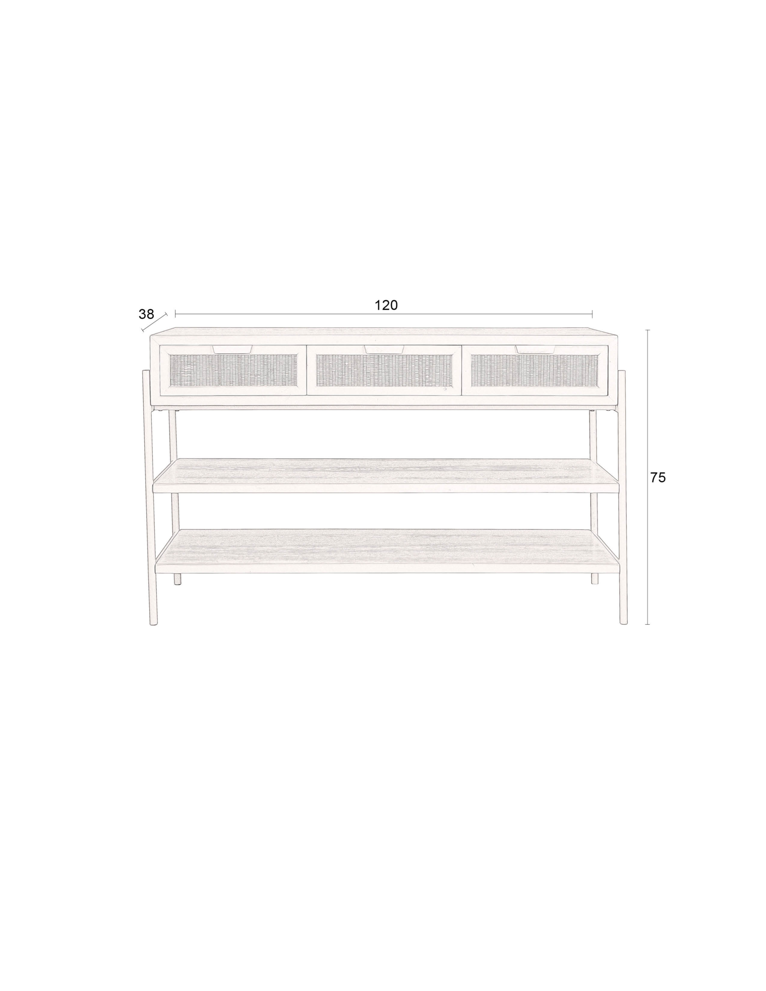 CONSOLE TABLE YASU BLACK