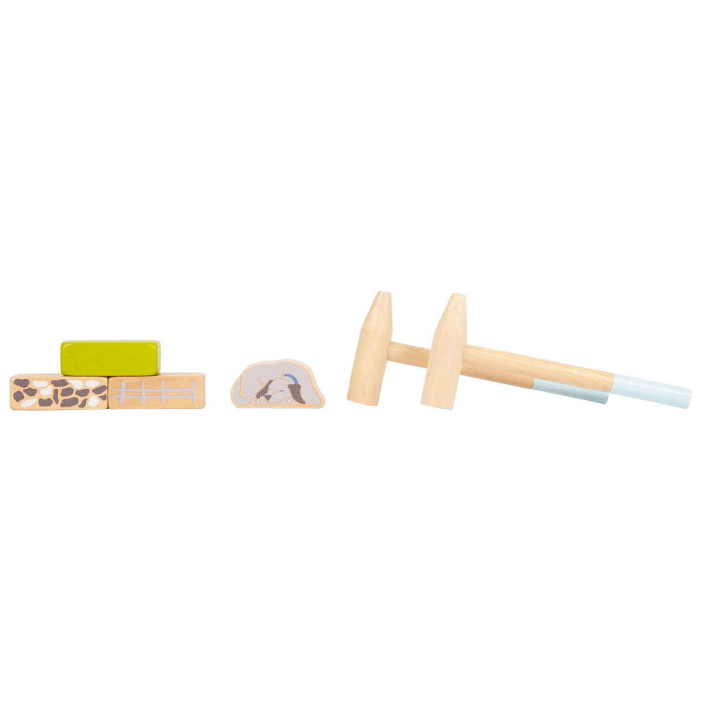 Small Foot-Houten Wiebel Muur Spel