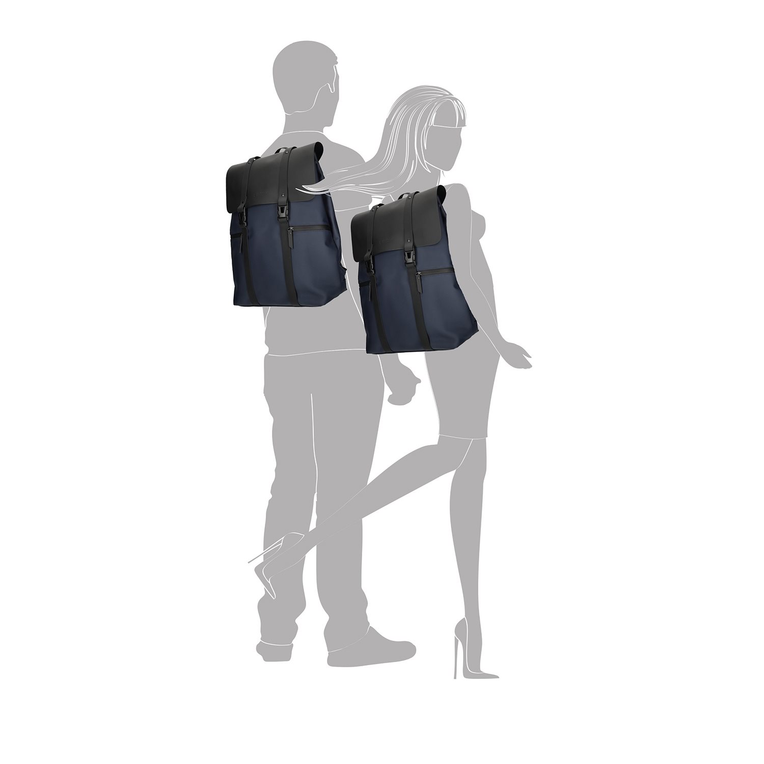 Enrico Benetti Glasgow Laptop Backpack 17
