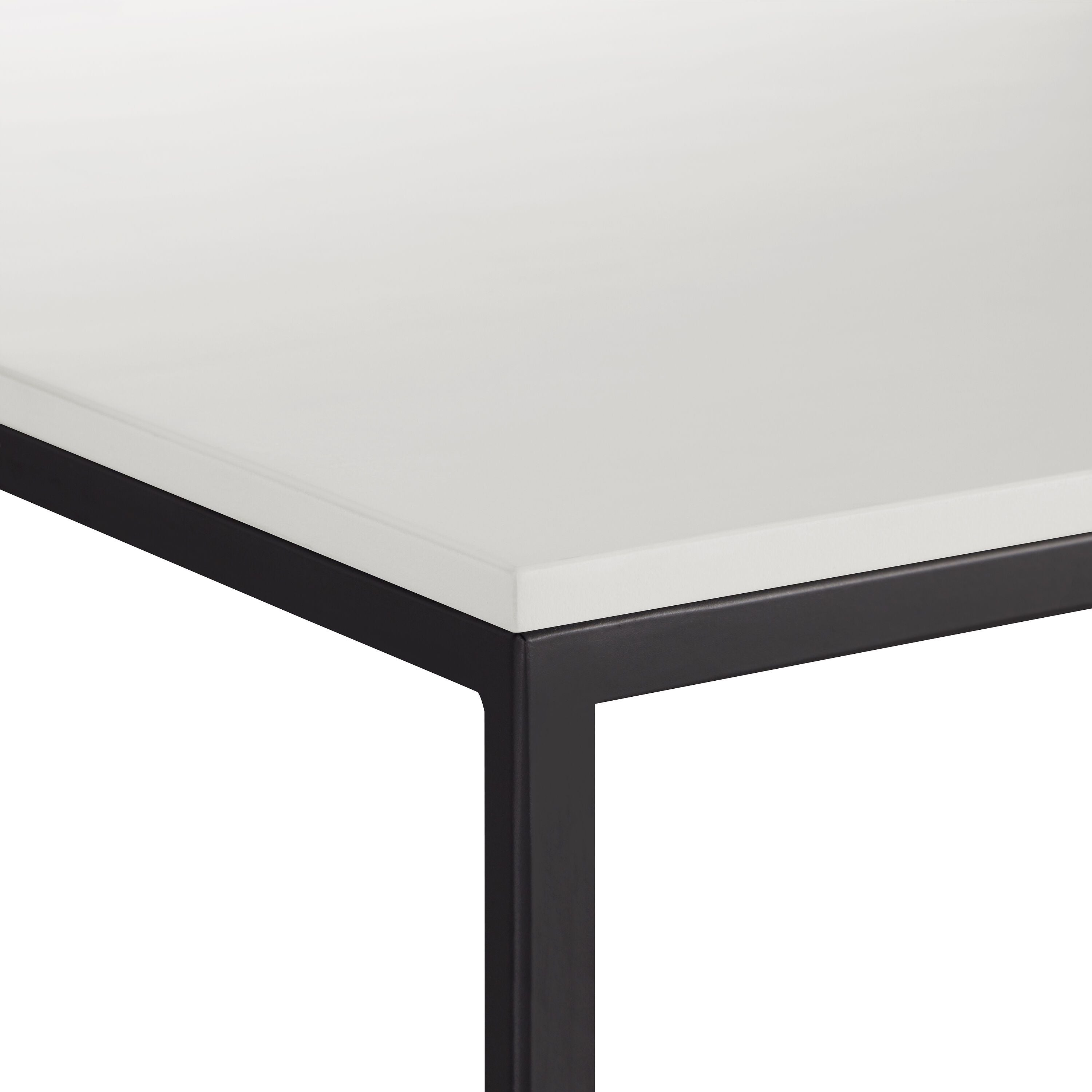 AVEA Beistelltisch - grau / schwarz / B: 40.0 cm x T: 40.0 cm x H: 41.0 cm