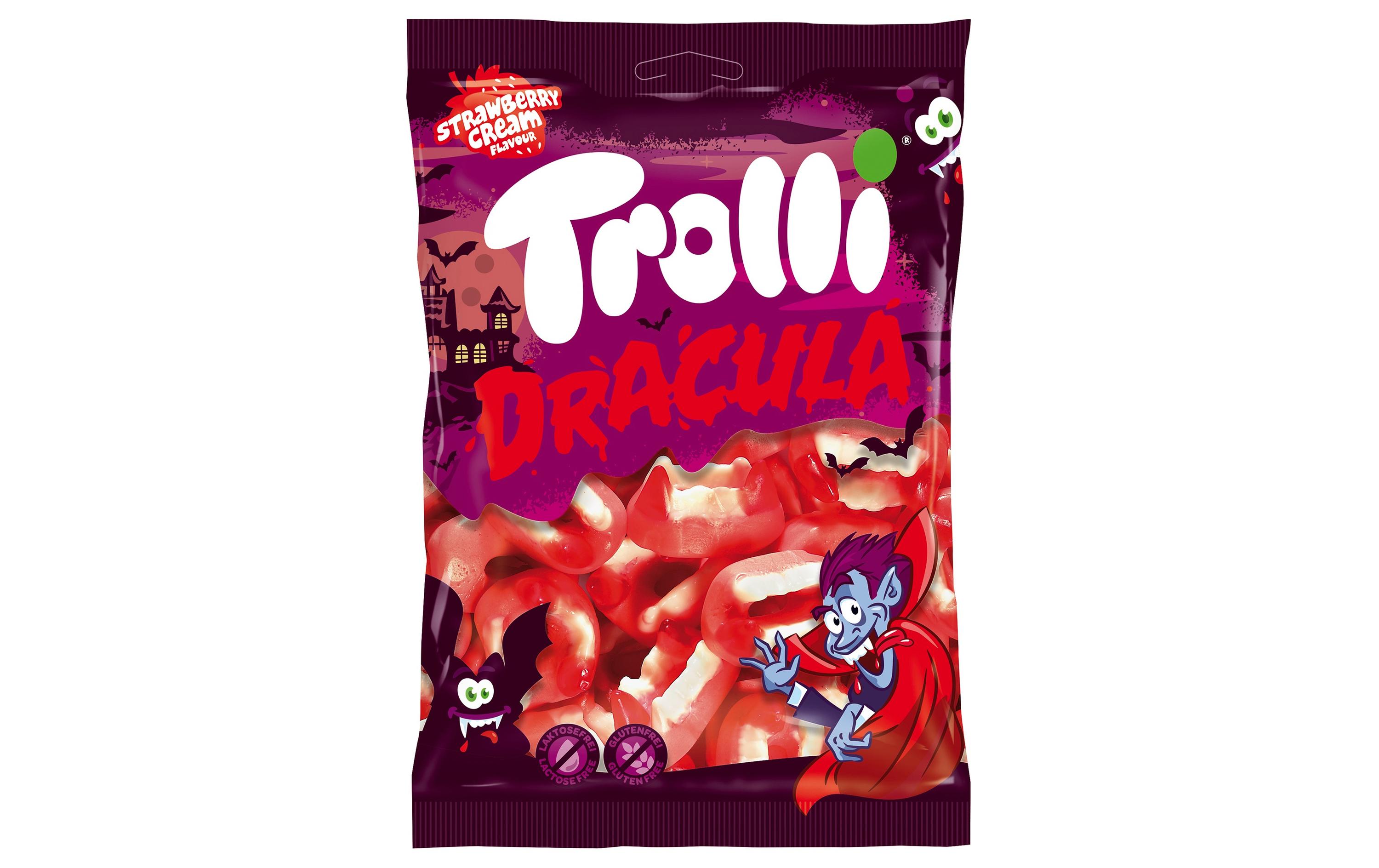 Halloween Dracula Gummibonbons 200 gSüsser Erdbeer Kaugenuss für Halloween