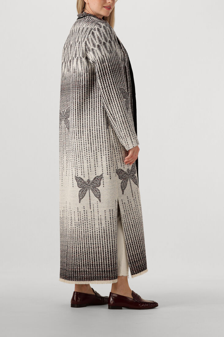 multi forte forte mantel jacquard libelle coat