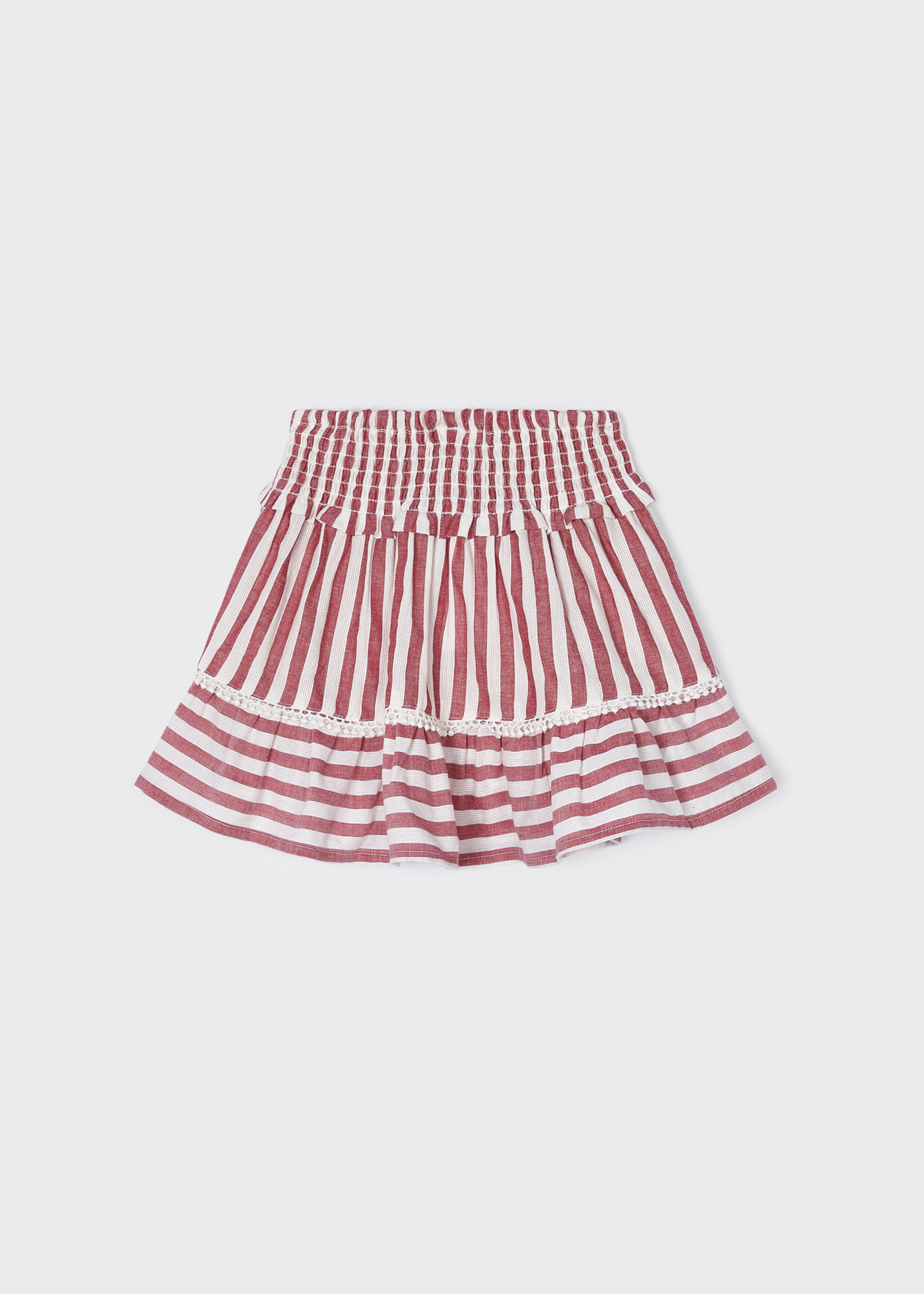 Saia de algodão estampada para meninas