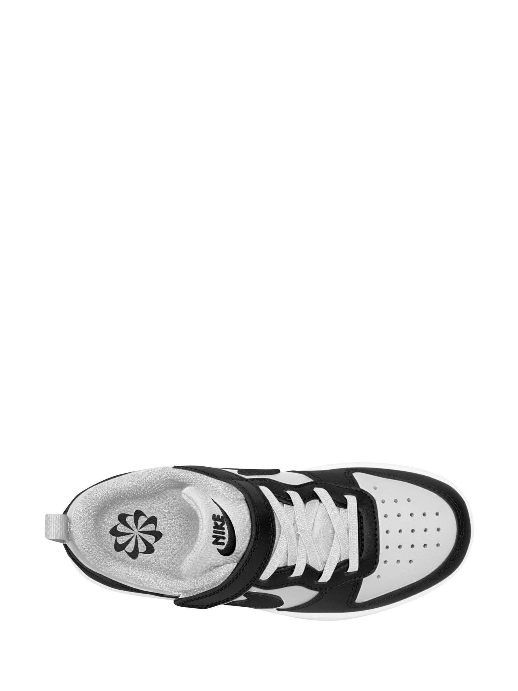 Zwart/wit - Nike - Lage Junior Court Borough Recraft sneakers