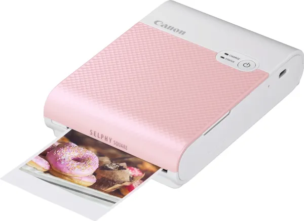 Canon SELPHY Square QX10 - Printer - farve - farvesublimering - 72 x 85 mm op til 0.7 min./side (farve) - Wi-Fi - pink
