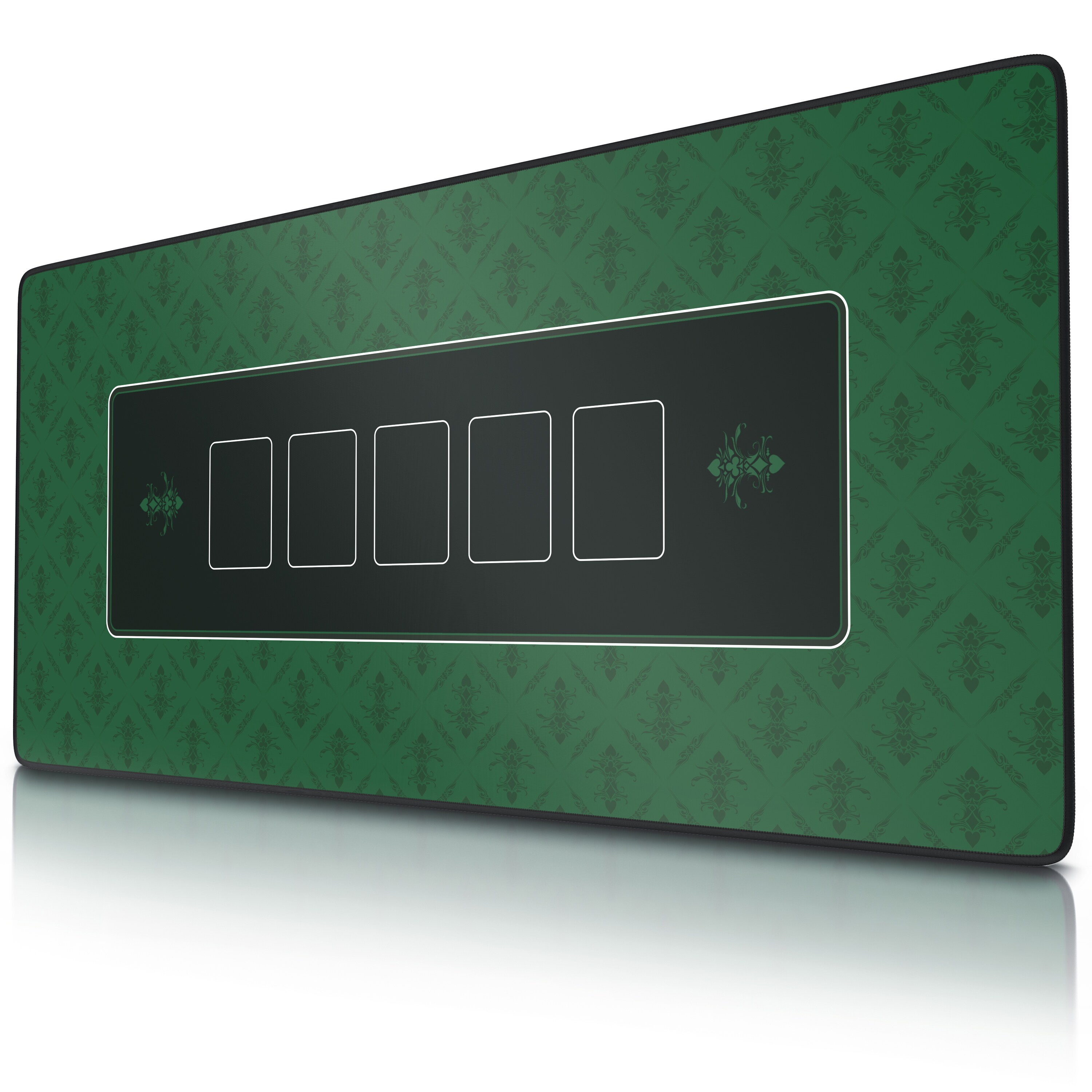 CSL Pokermatte XL Tischauflage für Poker 90 x 40cm / Kartenspiel Matte /Pokertisch Auflage