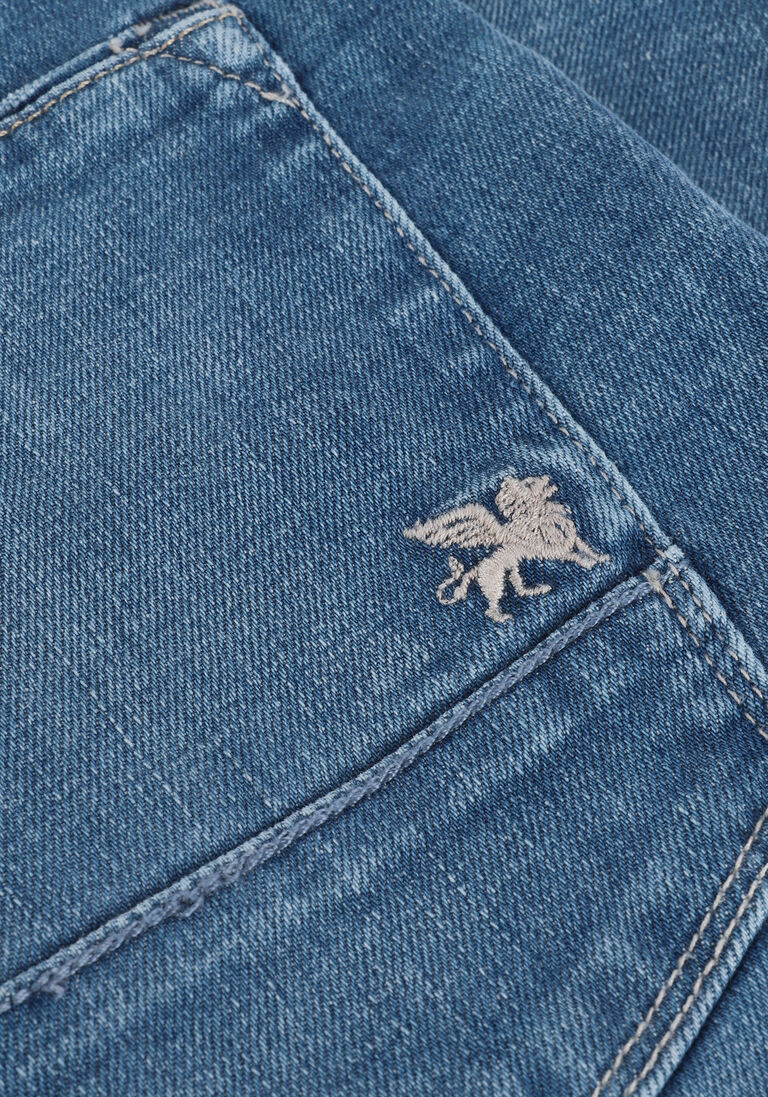 VANGUARD blauwe vanguard slim fit jeans v7 rider mid blue special
