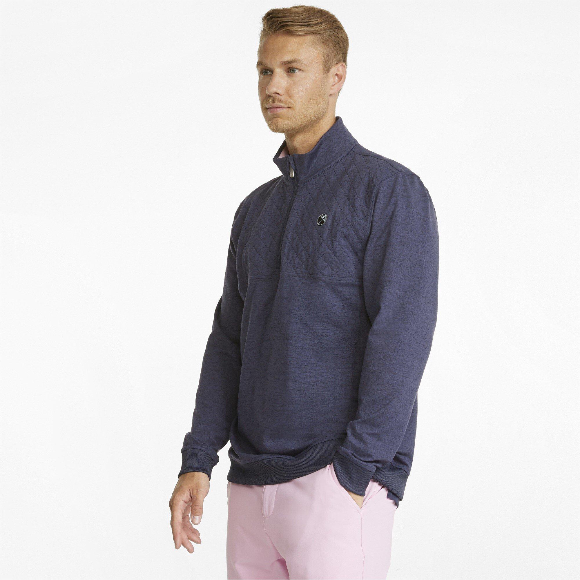 Puma Puma Ap Cloudspun Castle 1/4 Zip Fleece Mens