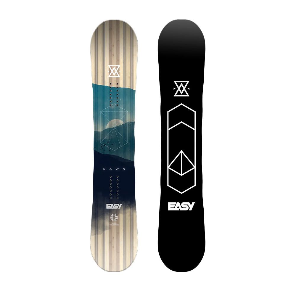 Easy Snowboard DAWN - Snowboard all mountain Homme indigo/bois