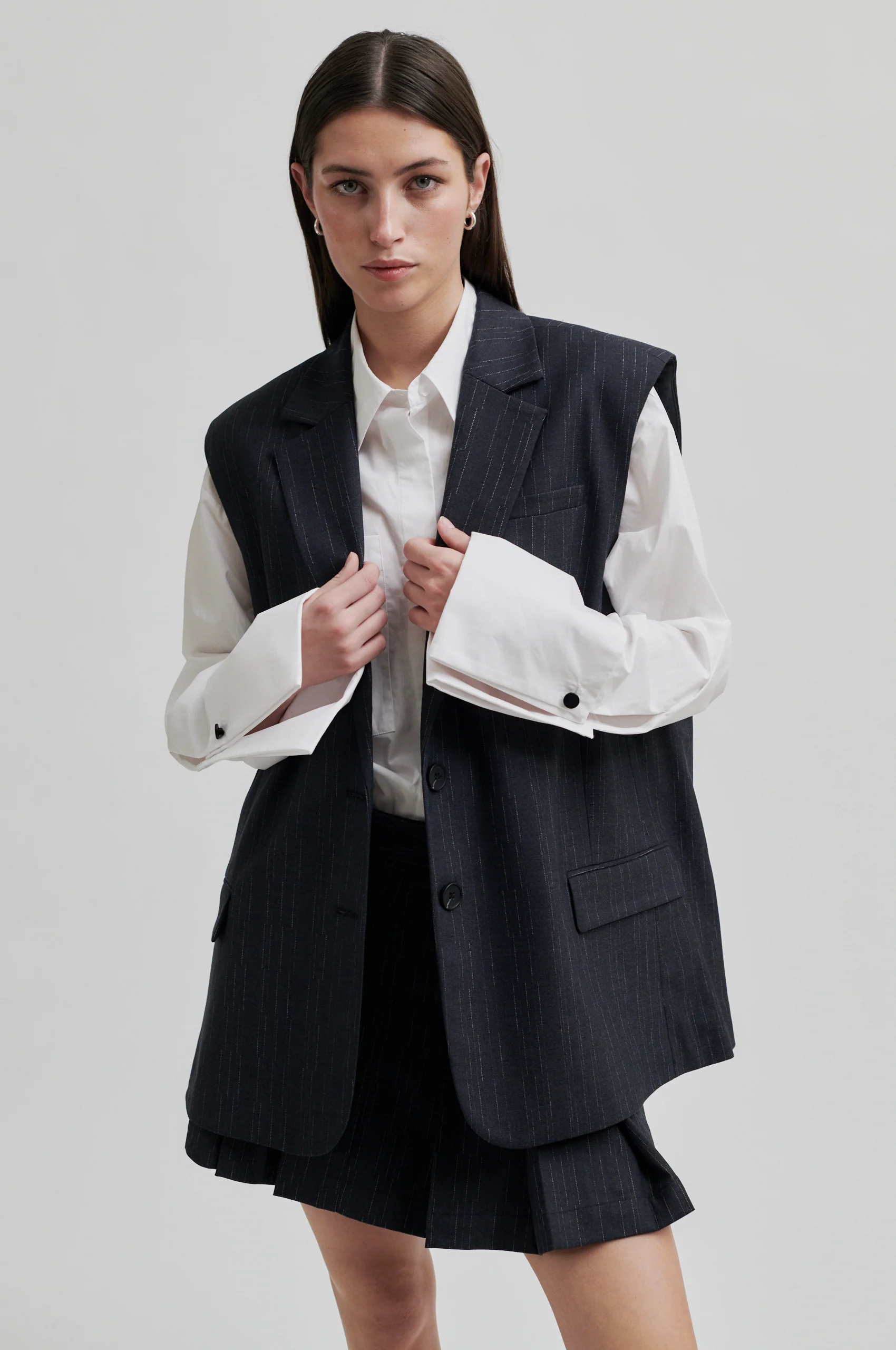 Second Female  Briston blazer vest - Vulcan