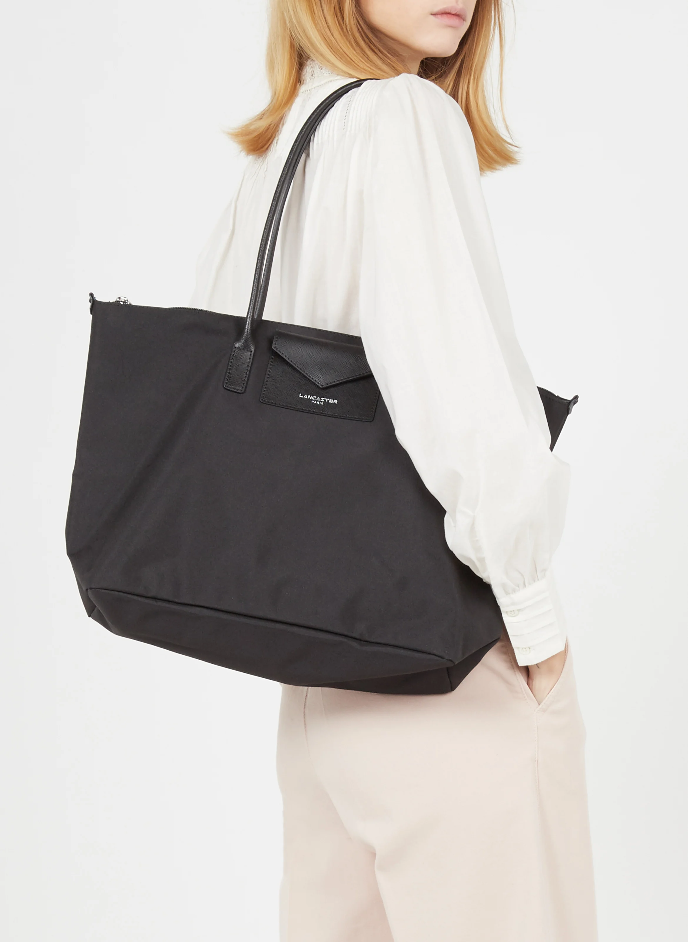 Cabas en nylon | Noir