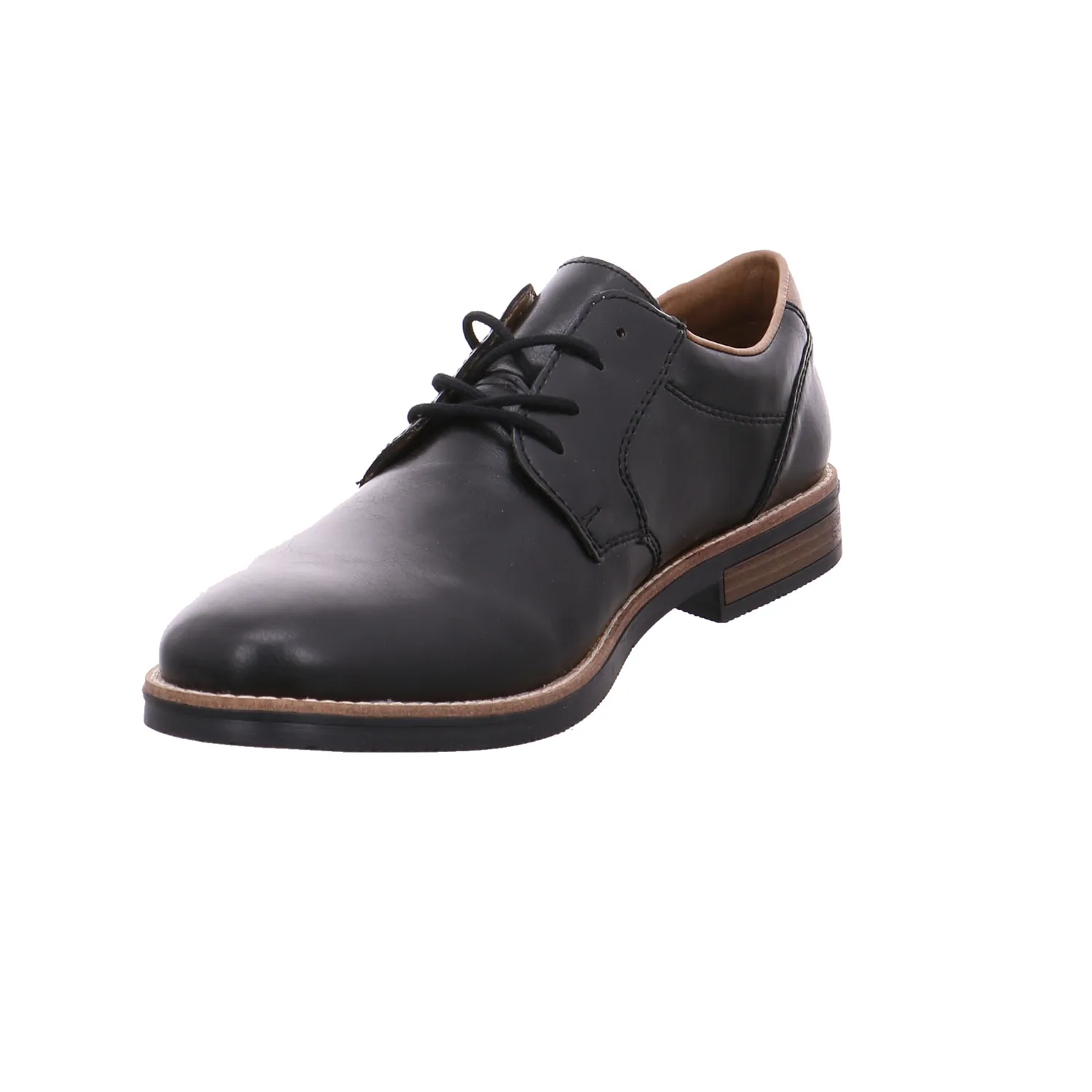 RIEKER Halbschuhe Sneaker Schwarz Lederimitat