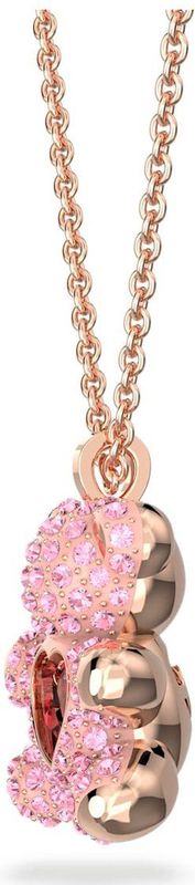 Hanger - Lichtroze - Kristal - Roségoudkleurige Ketting