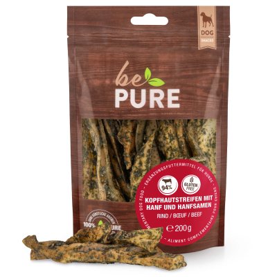 bePure Kopfhautstreifen mit Hanfsamen 200g