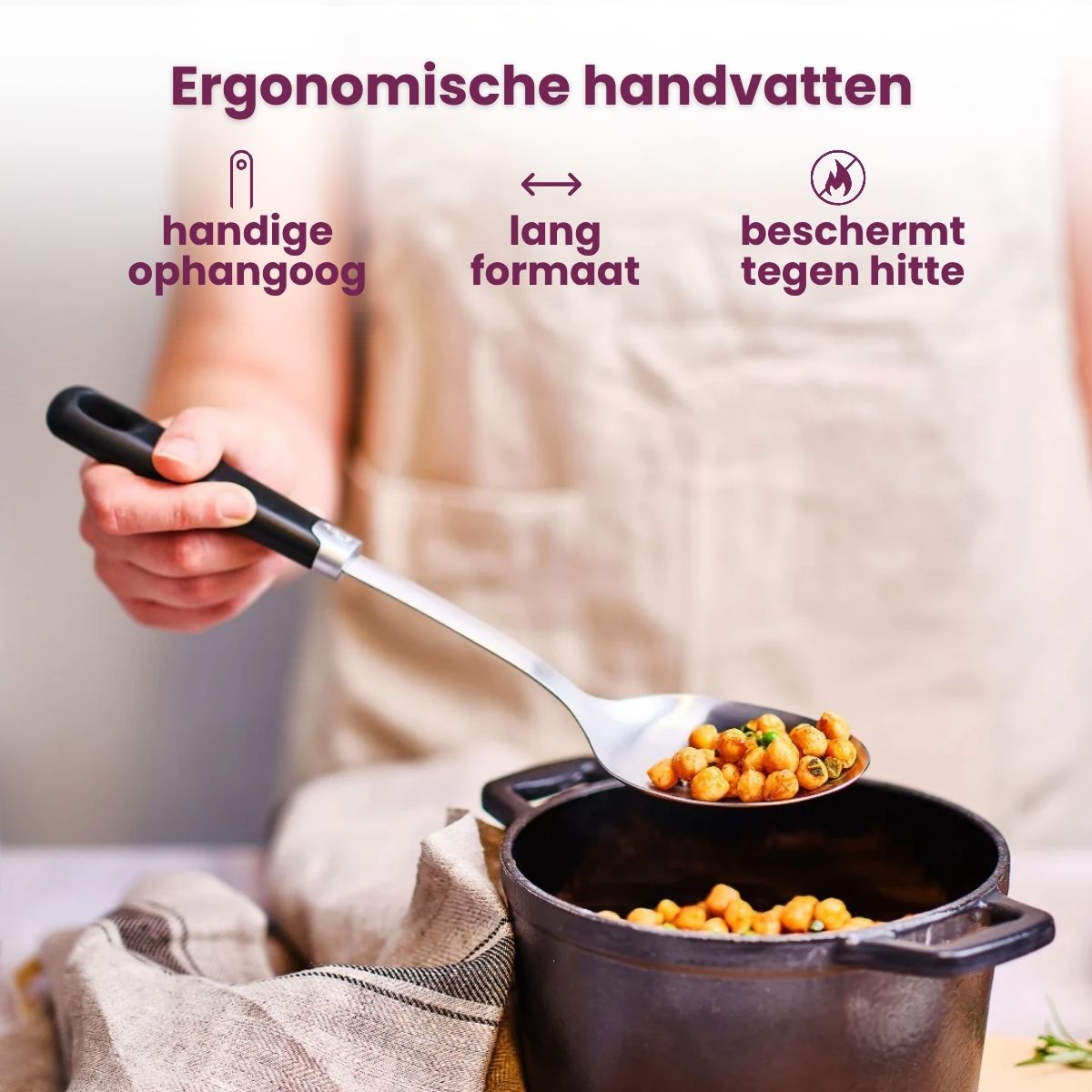 Cosy & Trendy Dunschiller - Delish - Horizontaal - RVS Zwart