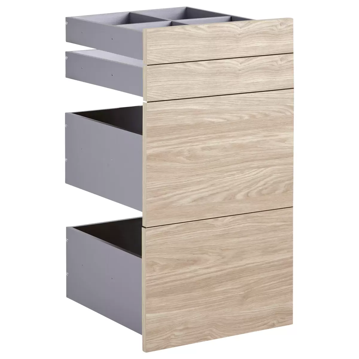 Schubladenset Unit Eiche
